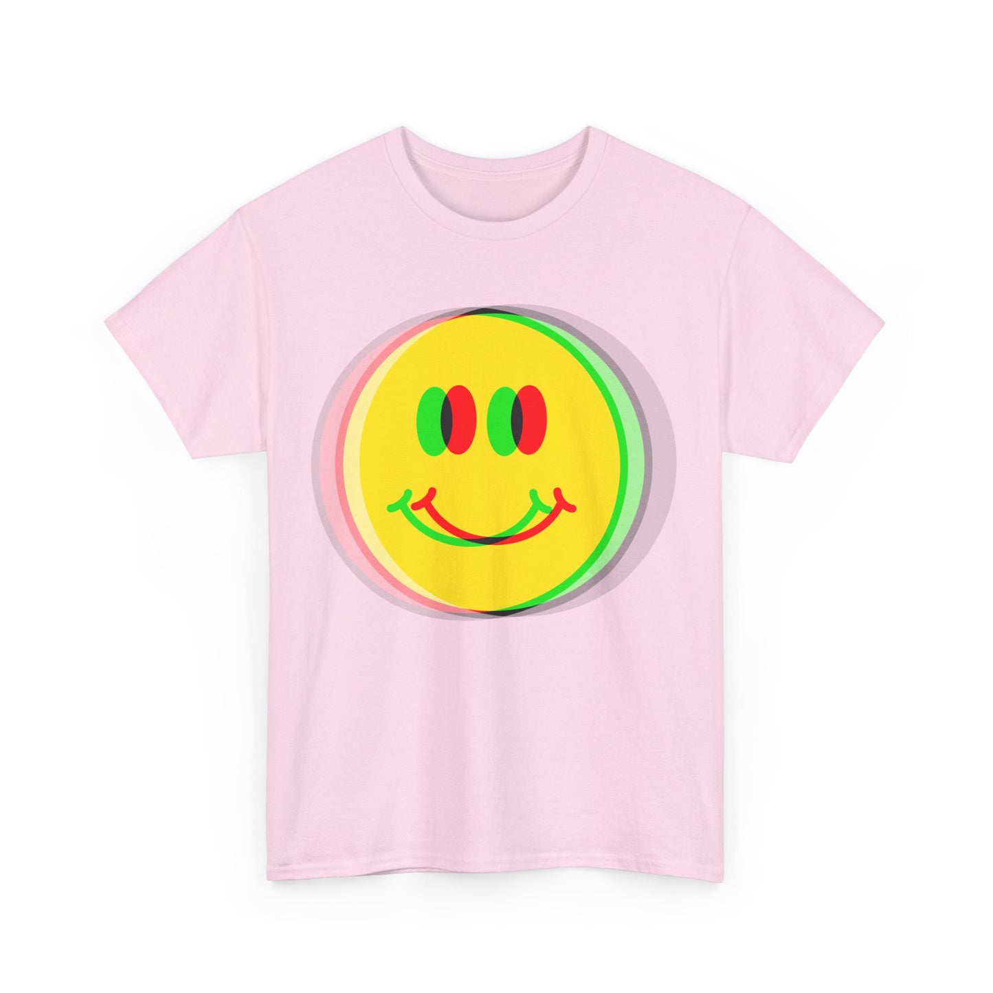 Psychedelic Smile Face 90s Fashion T-Shirt, For Ravers Of The Nineties