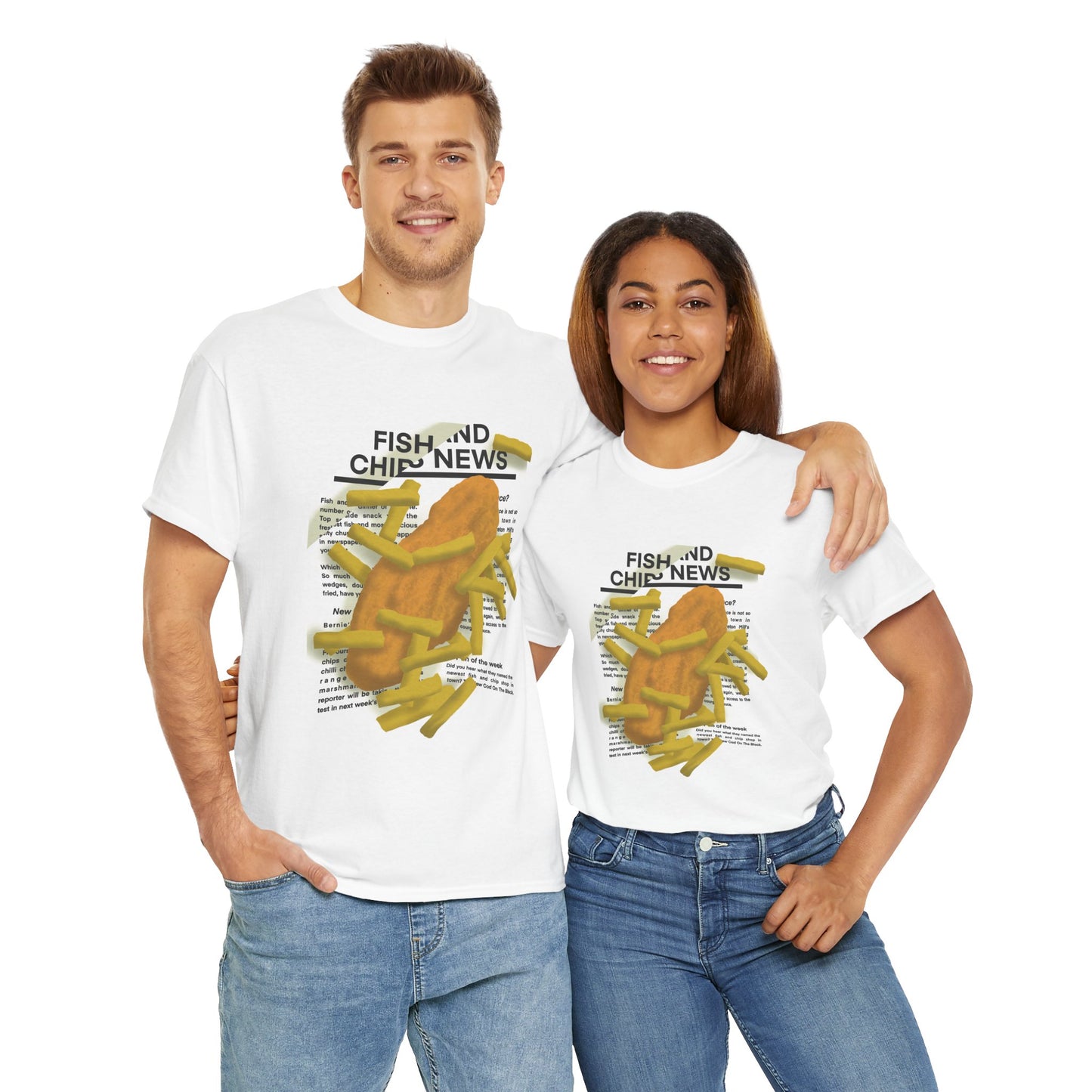 Fish and Chips Lovers Unisex T-Shirt