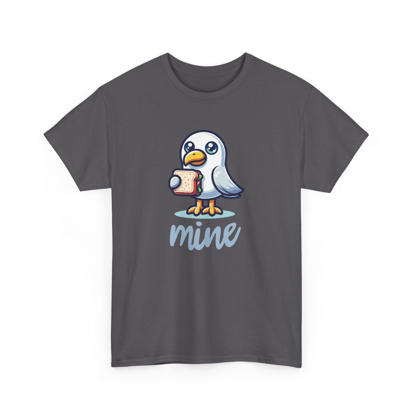 Stealing Seagull Unisex T-Shirt Cute Cartoon Bird
