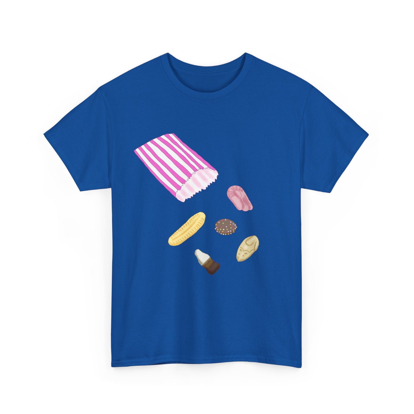 Nostalgic Penny Sweets Bag T-Shirt, Eighties Memories For Sugar Addicts