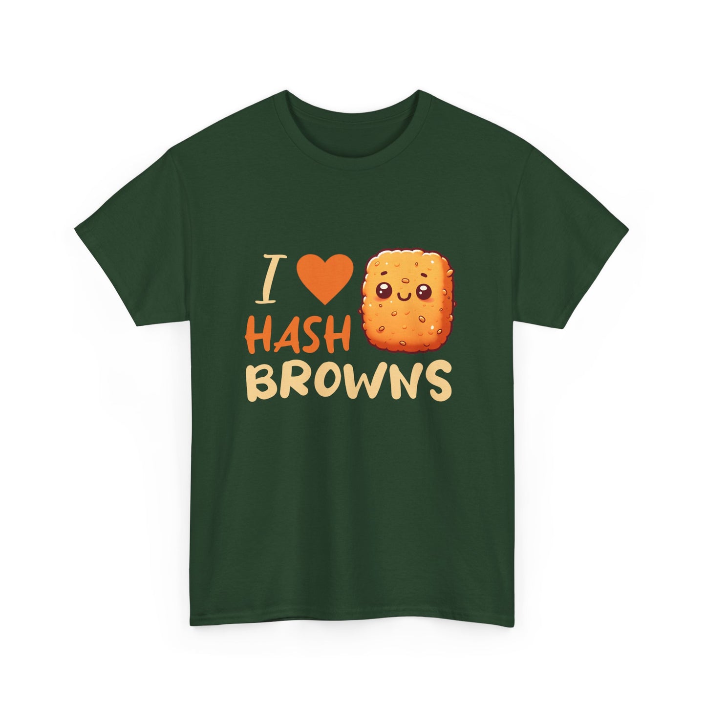 I Love Hash Browns Unisex Fun Breakfast T-Shirt