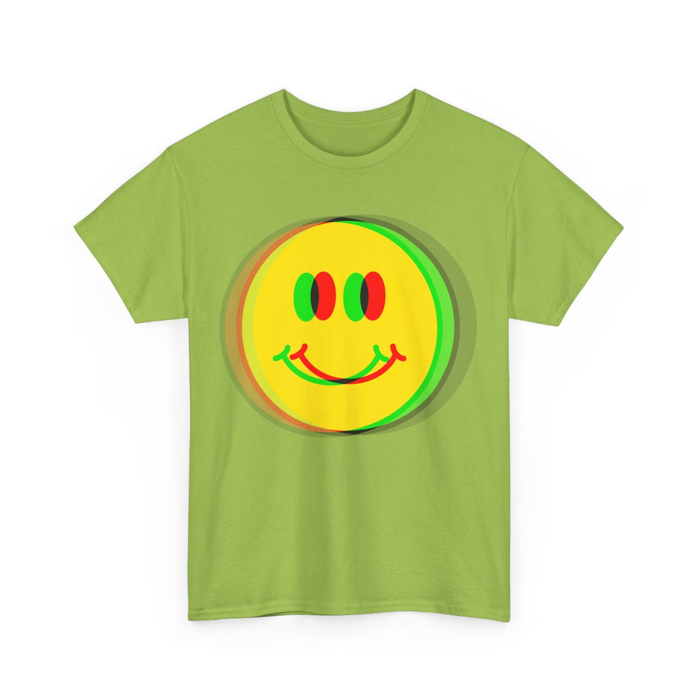 Psychedelic Smile Face 90s Fashion T-Shirt, For Ravers Of The Nineties