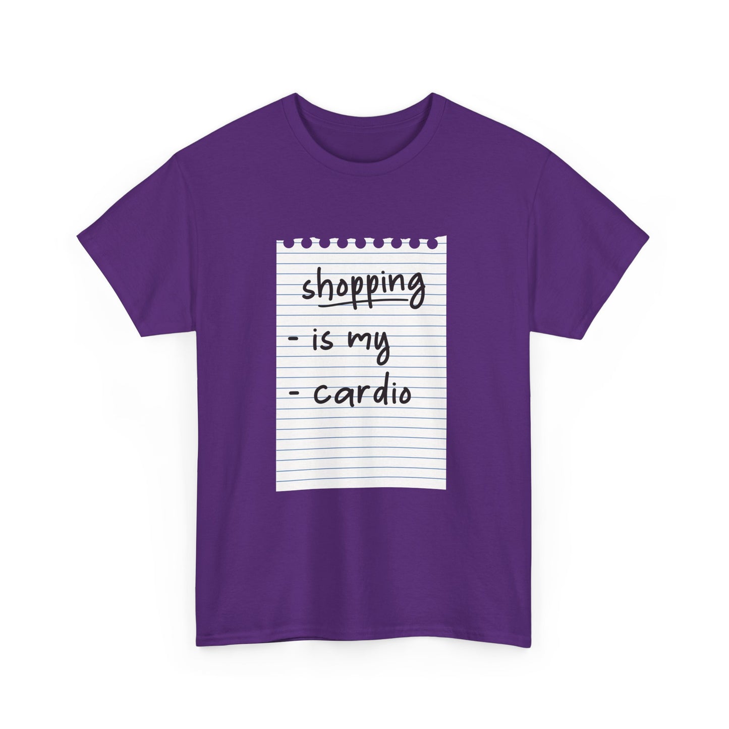 Shopping is My Cardio Unisex T-Shirt for Shopping Enthusiasts