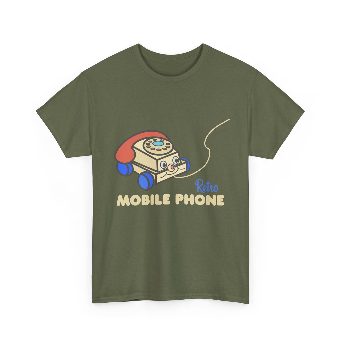 Retro Mobile Phone Unisex Tee - Nostalgic Vintage Style T-Shirt