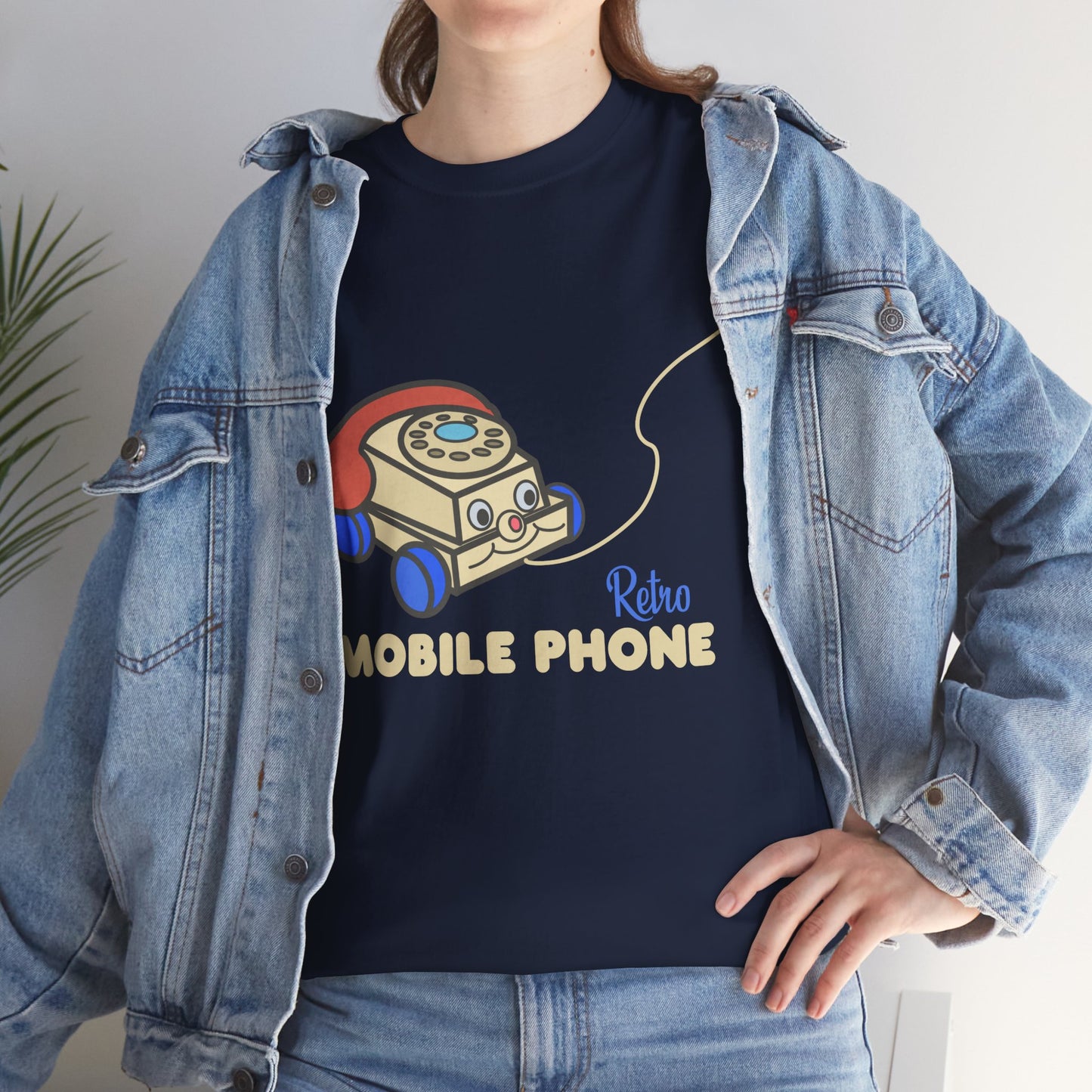 Retro Mobile Phone Unisex Tee - Nostalgic Vintage Style T-Shirt