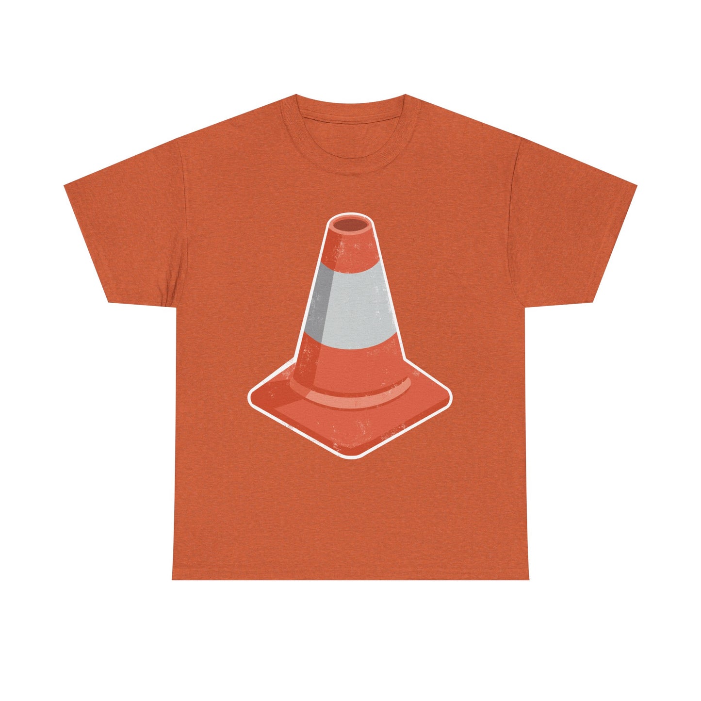 Traffic Cone Fancy Dress Costume T-Shirt for Darts Fans