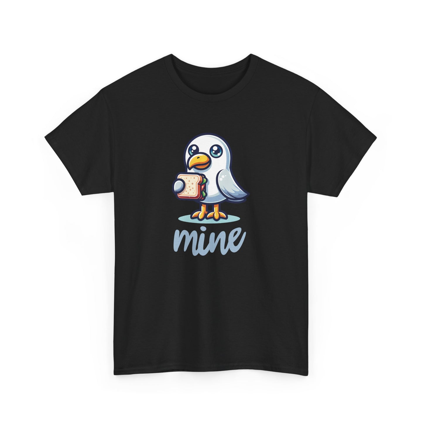 Stealing Seagull Unisex T-Shirt Cute Cartoon Bird