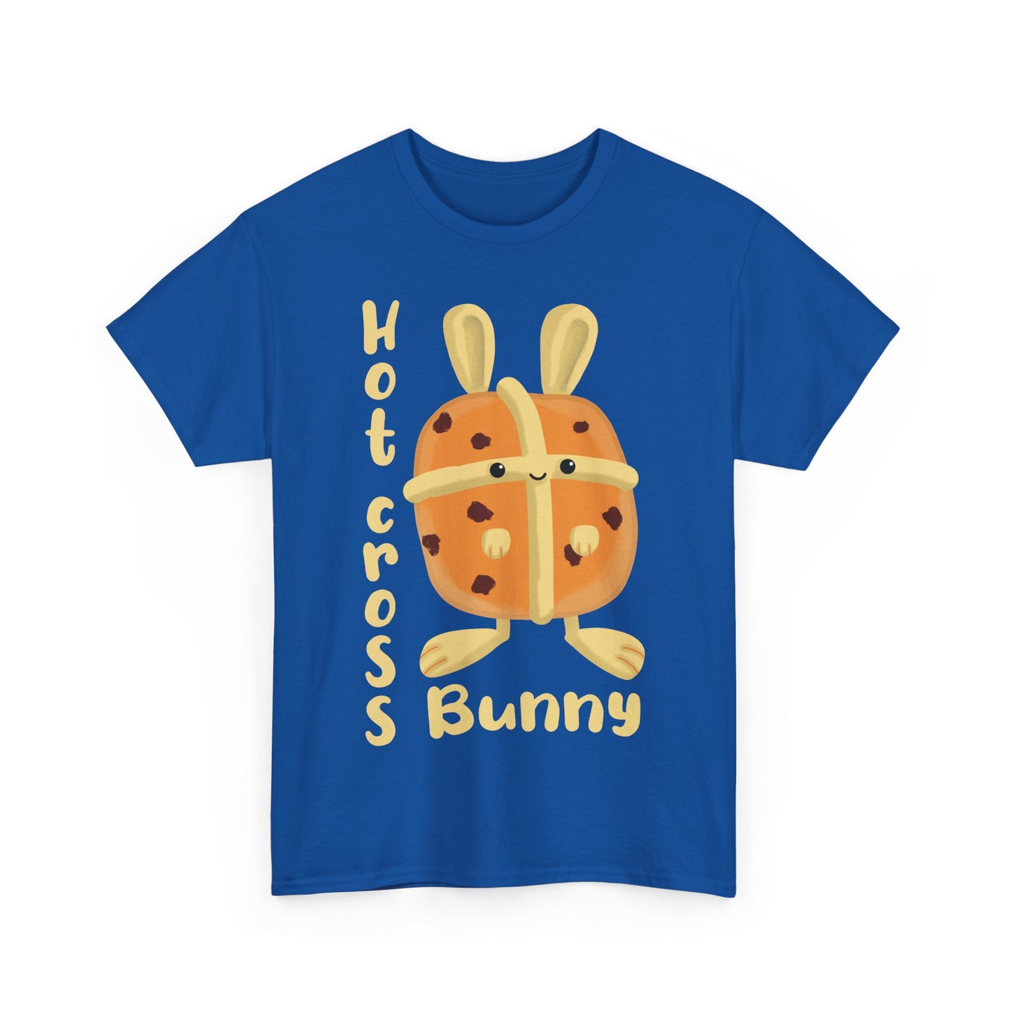 Hot Cross Bunny T-Shirt, Cute Easter Bunny & Hot Cross Bun Design For Good Friday, Funny Easter Shirt For Spring Celebration