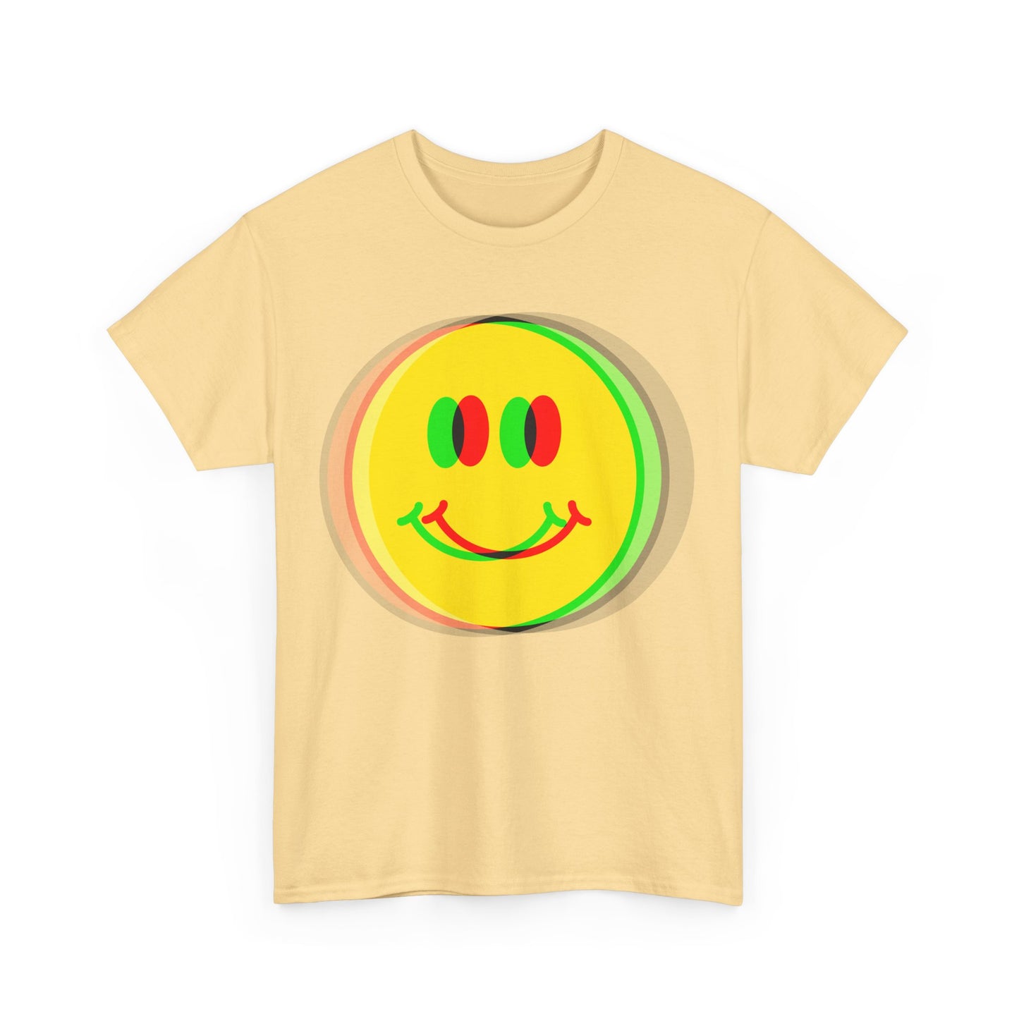 Psychedelic Smile Face 90s Fashion T-Shirt, For Ravers Of The Nineties