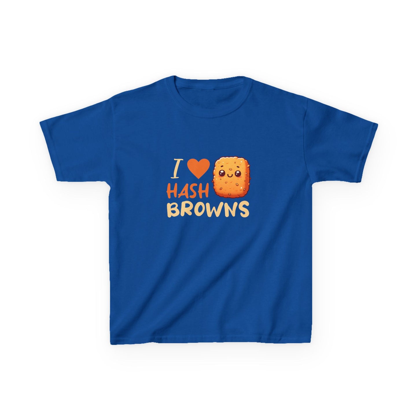 I Love Hash Browns Kids Fun Breakfast T-Shirt