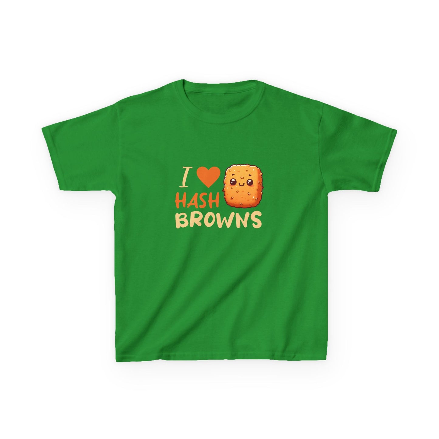 I Love Hash Browns Kids Fun Breakfast T-Shirt