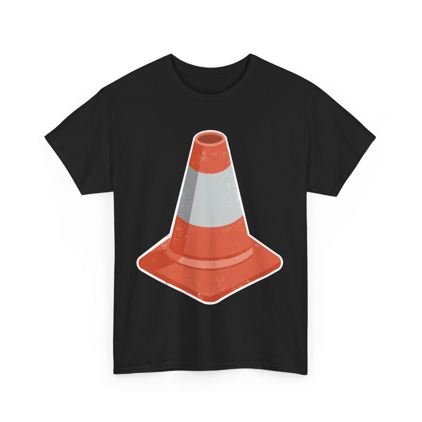 Traffic Cone Fancy Dress Costume T-Shirt for Darts Fans
