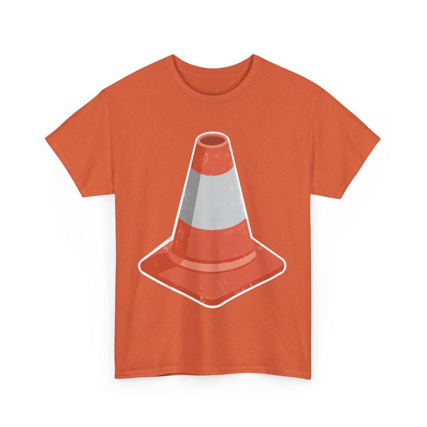 Traffic Cone Fancy Dress Costume T-Shirt for Darts Fans