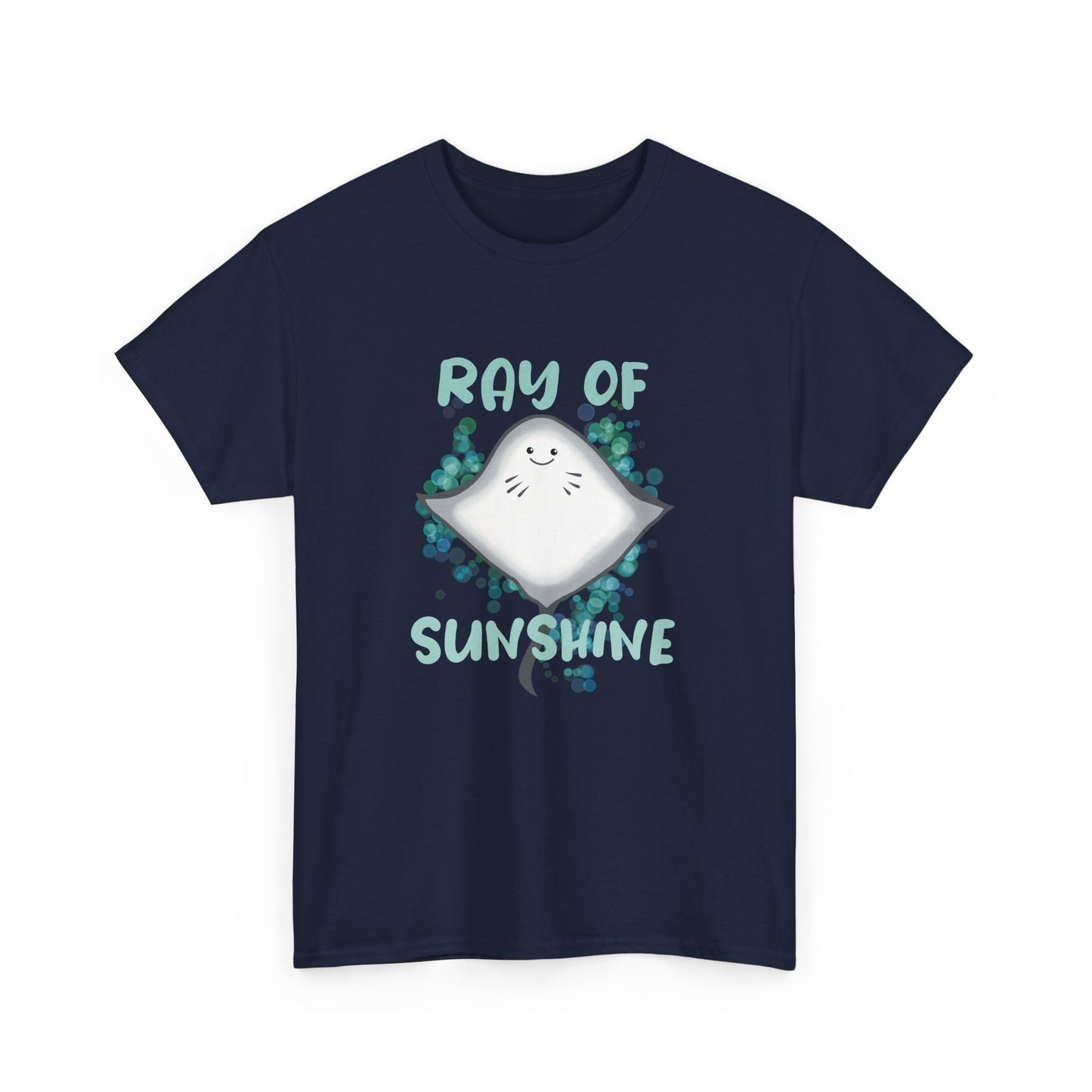 Ray of Sunshine Cute Stingray Unisex T-Shirt, Fun, Cheerful Marine Life Shirt