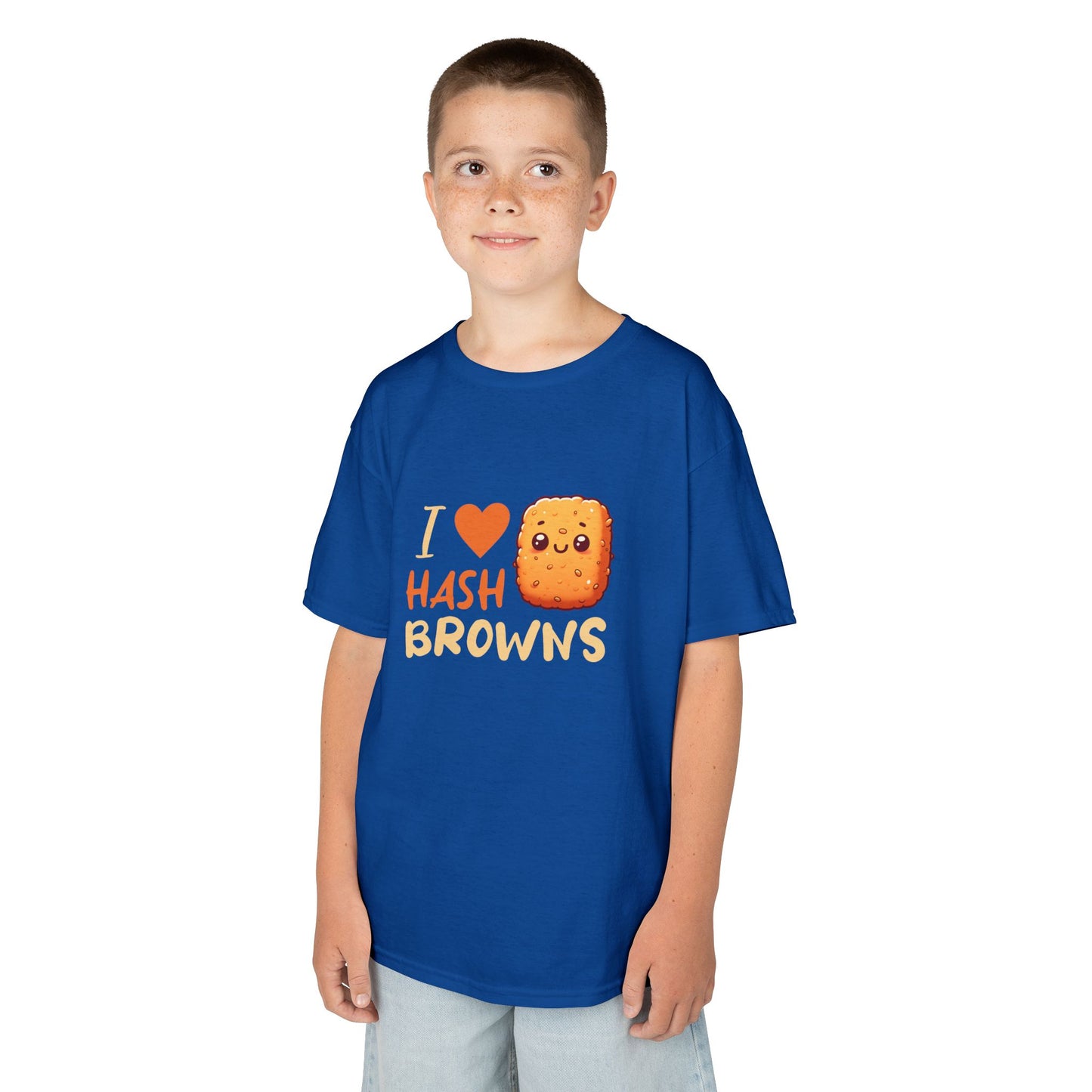 I Love Hash Browns Kids Fun Breakfast T-Shirt