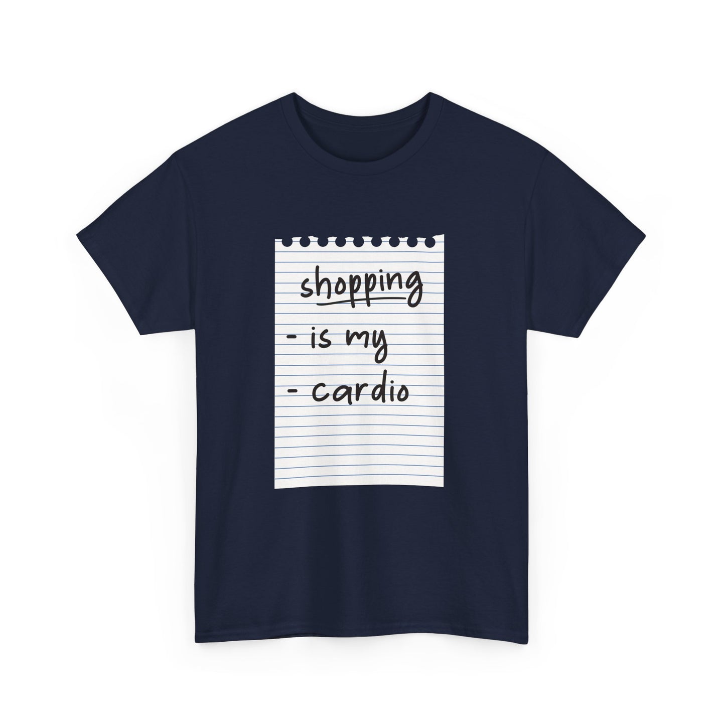 Shopping is My Cardio Unisex T-Shirt for Shopping Enthusiasts