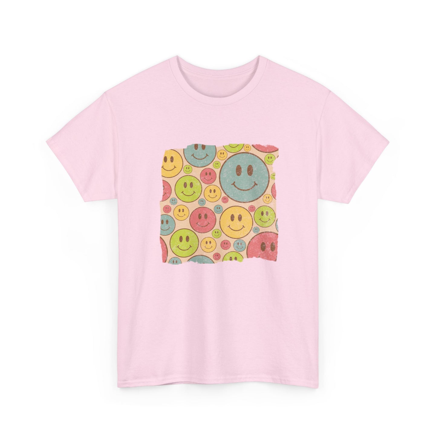 Nineties Style Retro Ravers T-Shirt, Happy Face Smiles Tee
