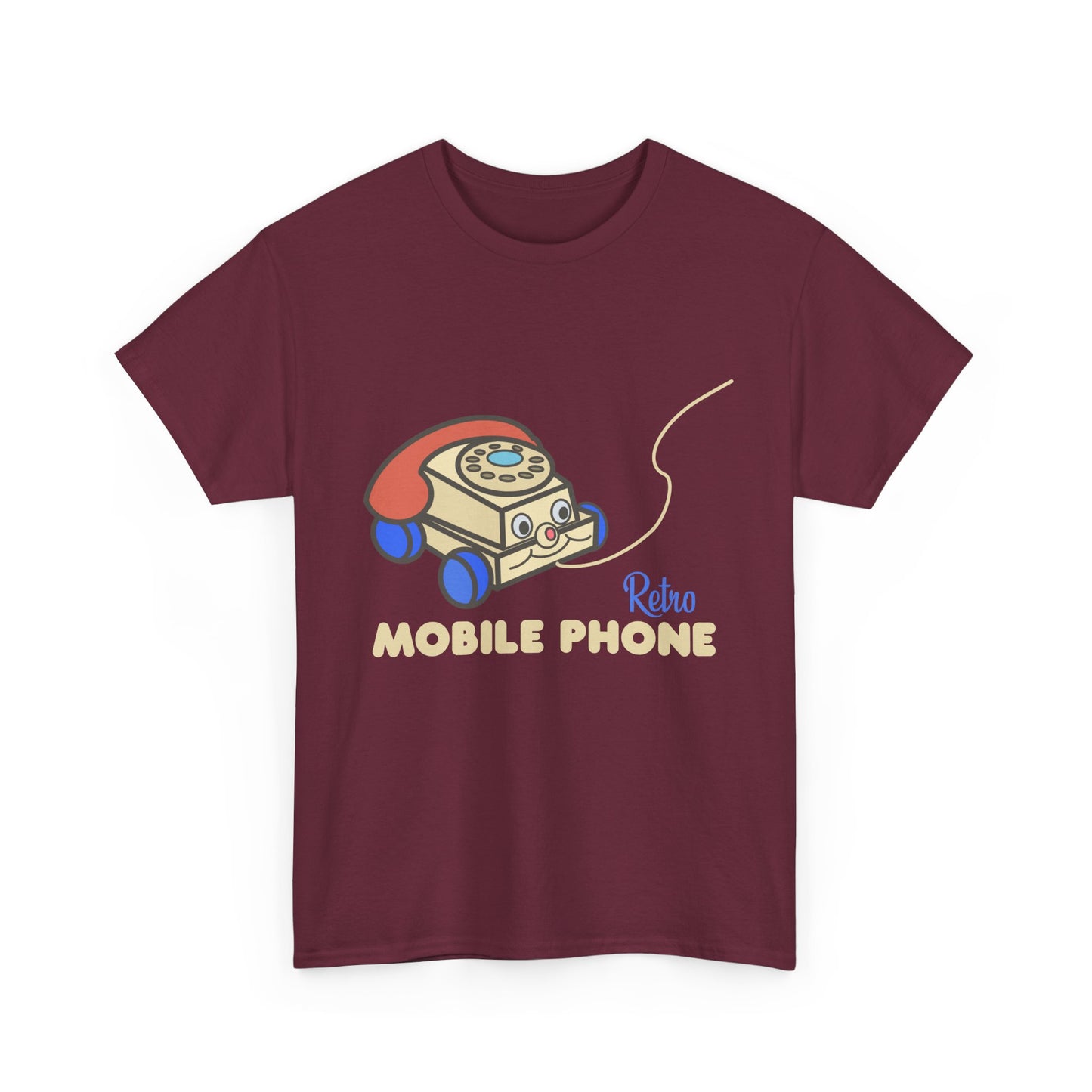 Retro Mobile Phone Unisex Tee - Nostalgic Vintage Style T-Shirt