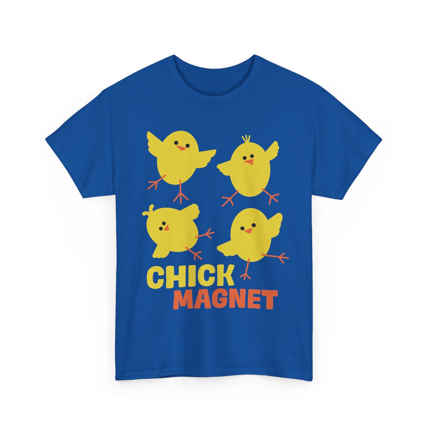 Chick Magnet T-Shirt, Funny Pun With Cute Baby Bird Chicks