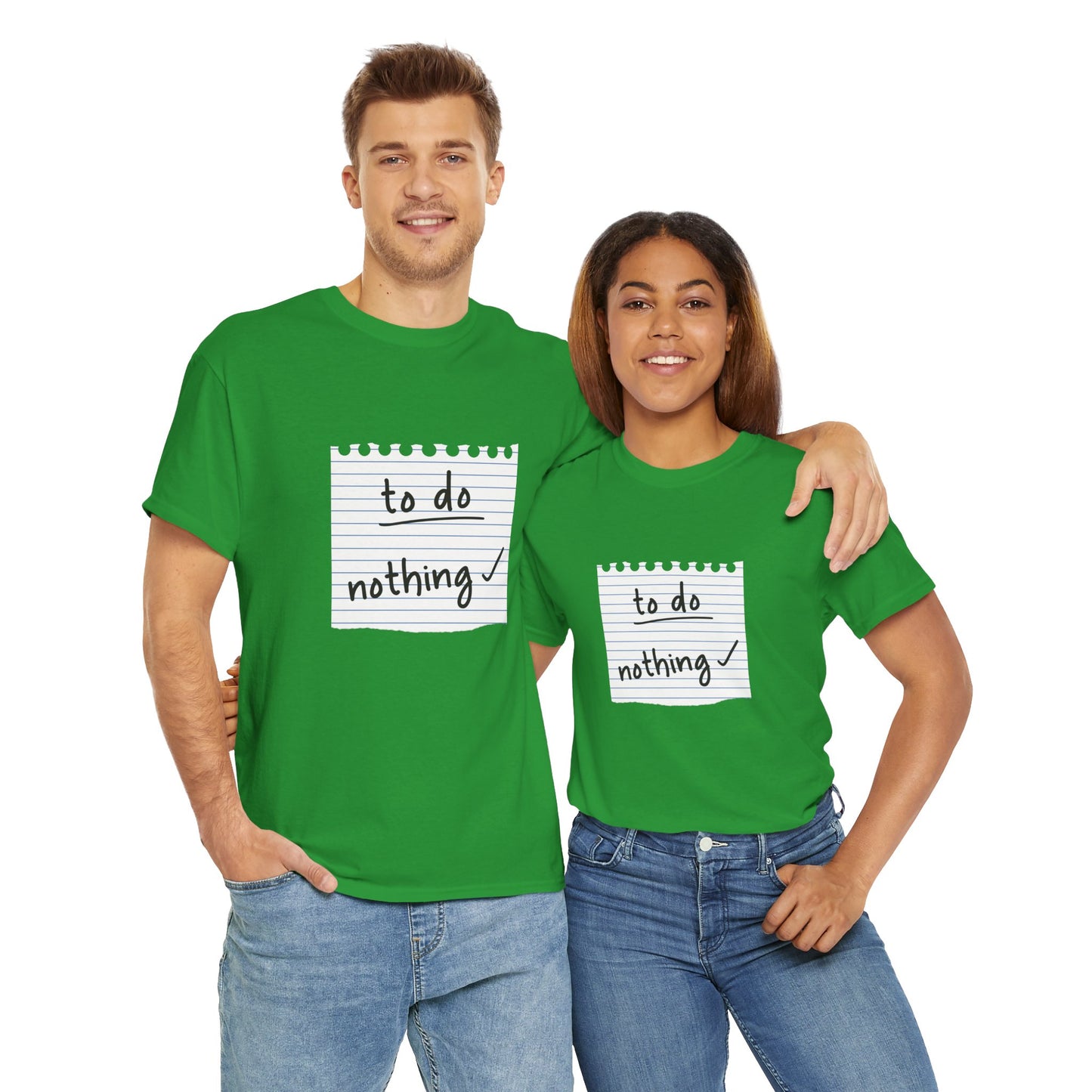 Funny To Do List "To Do Nothing" Unisex T-Shirt