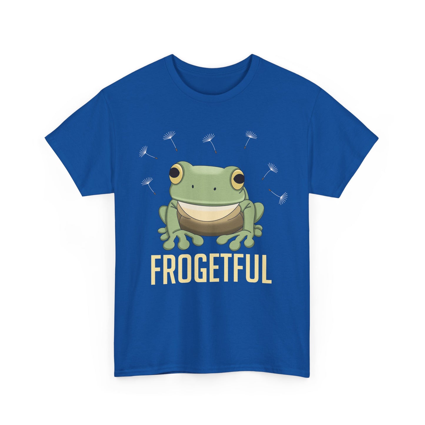 Funny “Frogetful” Frog T-Shirt, Cute Gift for Forgetful Frog Lovers, Quirky Amphibian Pun Tee, Unisex Tee