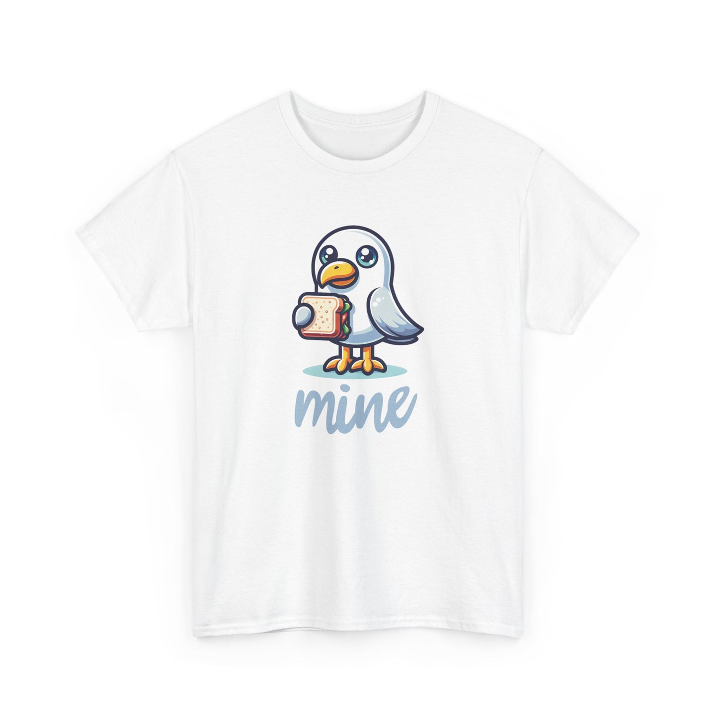 Stealing Seagull Unisex T-Shirt Cute Cartoon Bird