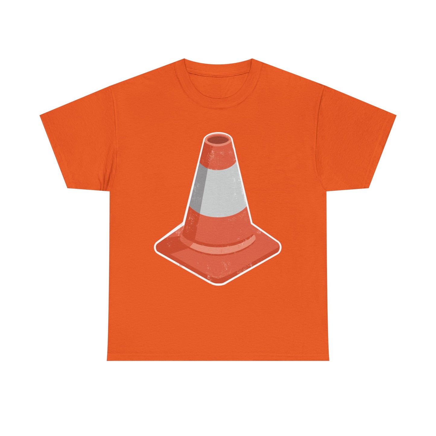 Traffic Cone Fancy Dress Costume T-Shirt for Darts Fans