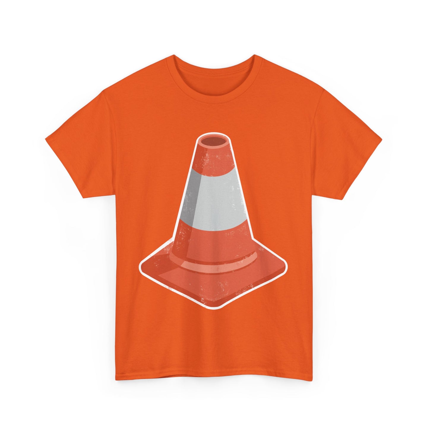 Traffic Cone Fancy Dress Costume T-Shirt for Darts Fans