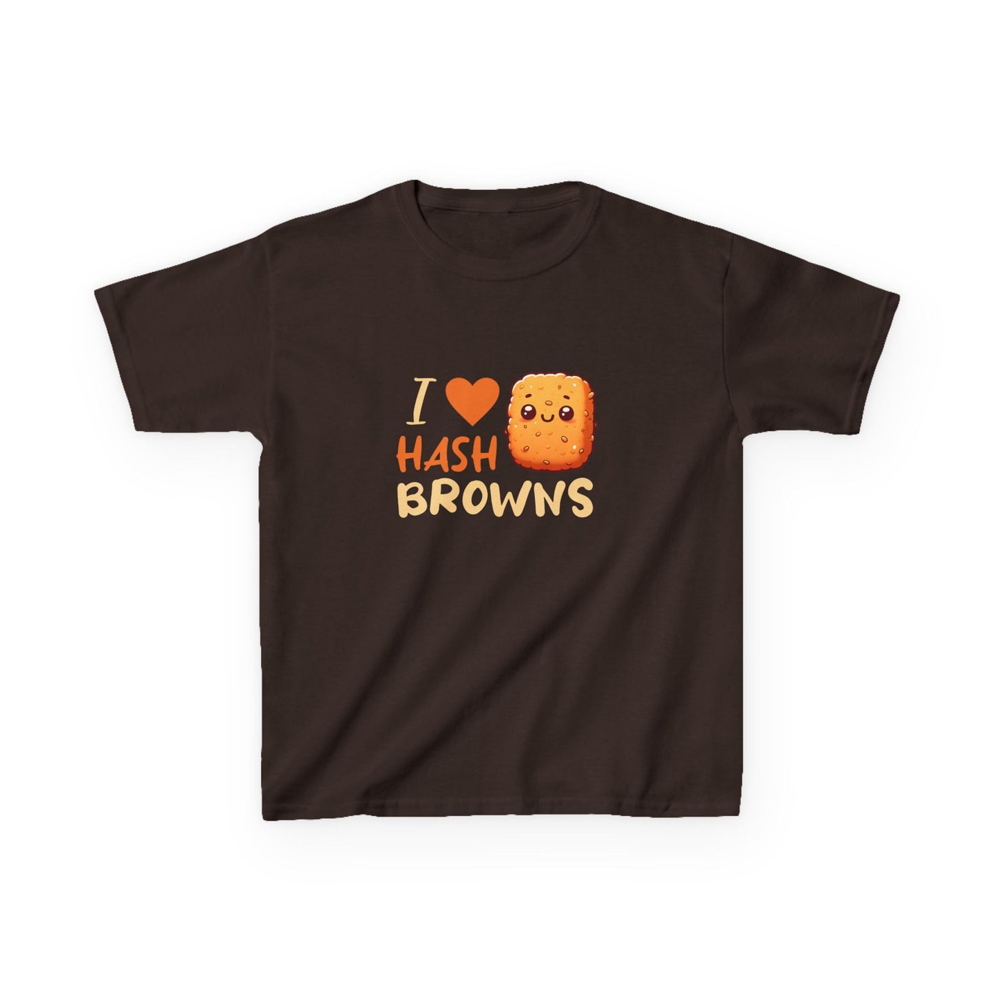 I Love Hash Browns Kids Fun Breakfast T-Shirt