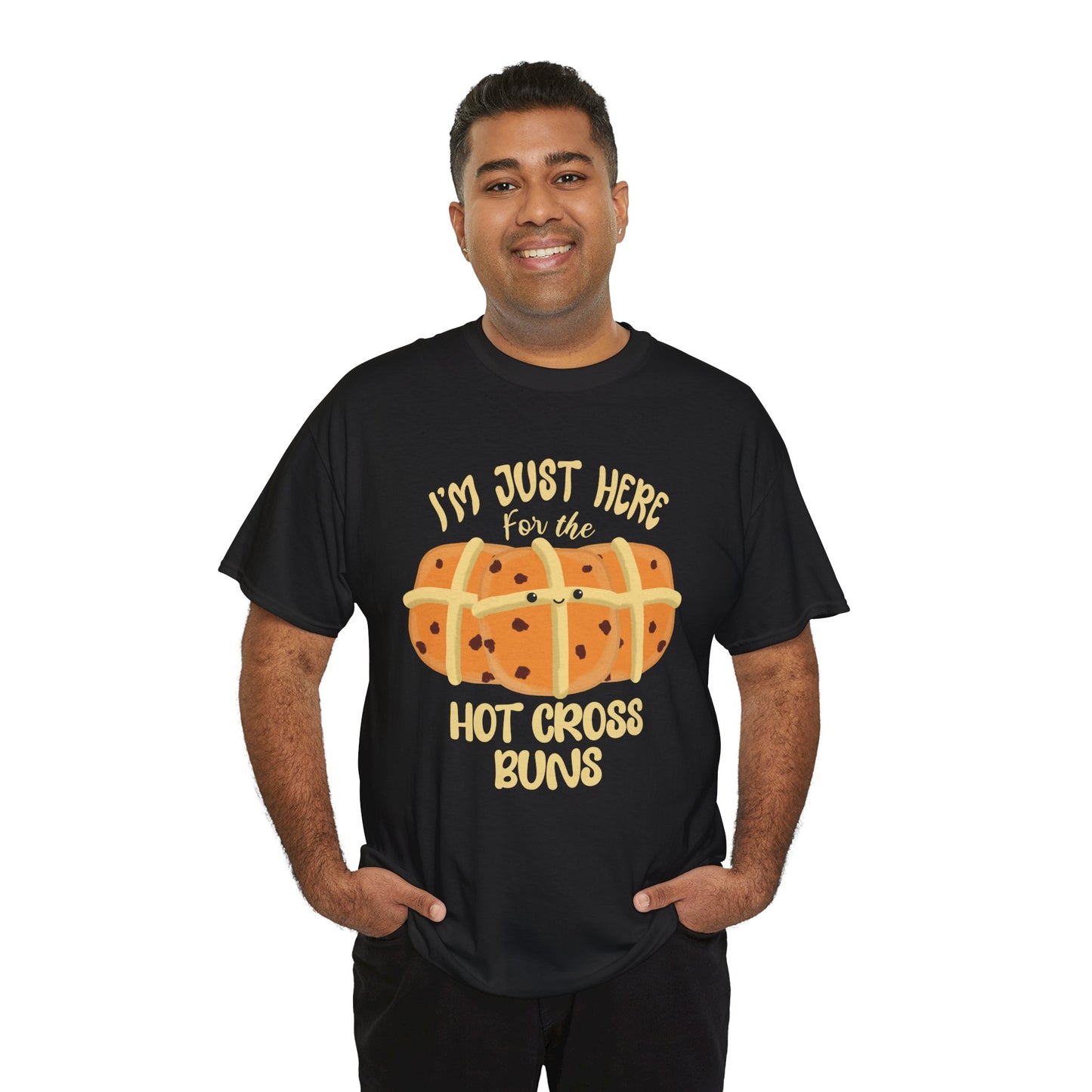 I'm Just Here for the Hot Cross Buns Unisex T-Shirt