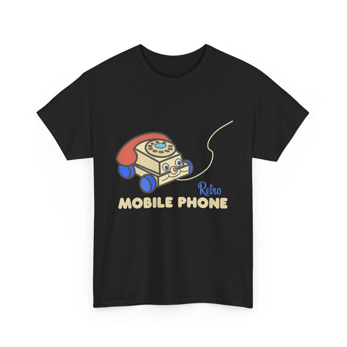 Retro Mobile Phone Unisex Tee - Nostalgic Vintage Style T-Shirt