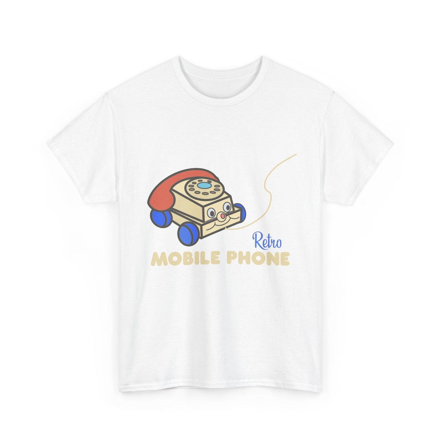 Retro Mobile Phone Unisex Tee - Nostalgic Vintage Style T-Shirt
