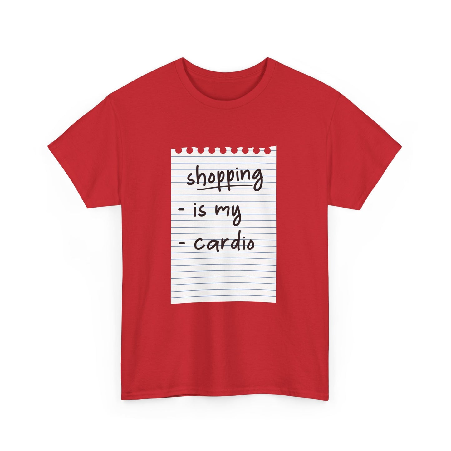 Shopping is My Cardio Unisex T-Shirt for Shopping Enthusiasts