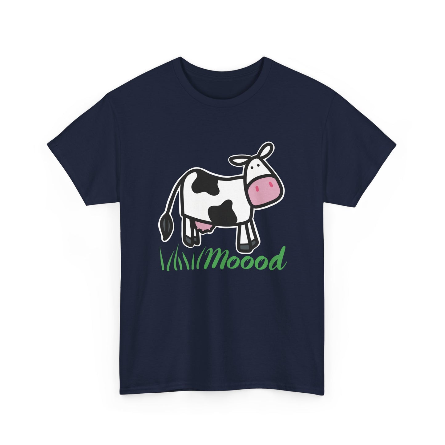 Cute Cow Mood T-Shirt, Cow Lovers Moody Emotion Tee