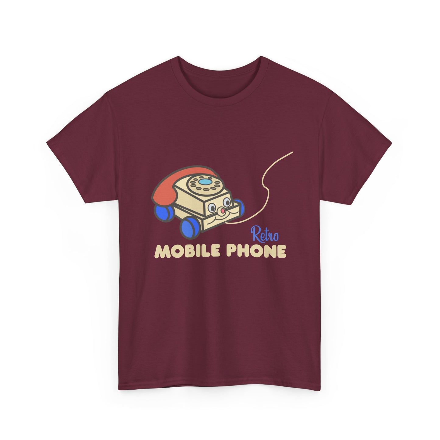 Retro Mobile Phone Unisex Tee - Nostalgic Vintage Style T-Shirt