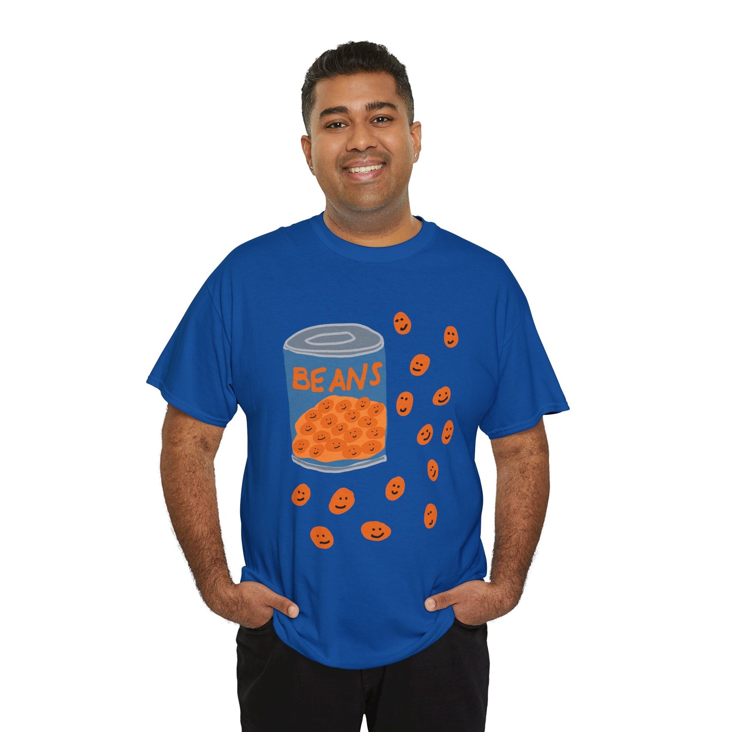Happy Baked Beans Unisex T-Shirt, Quirky Food Lover Gift