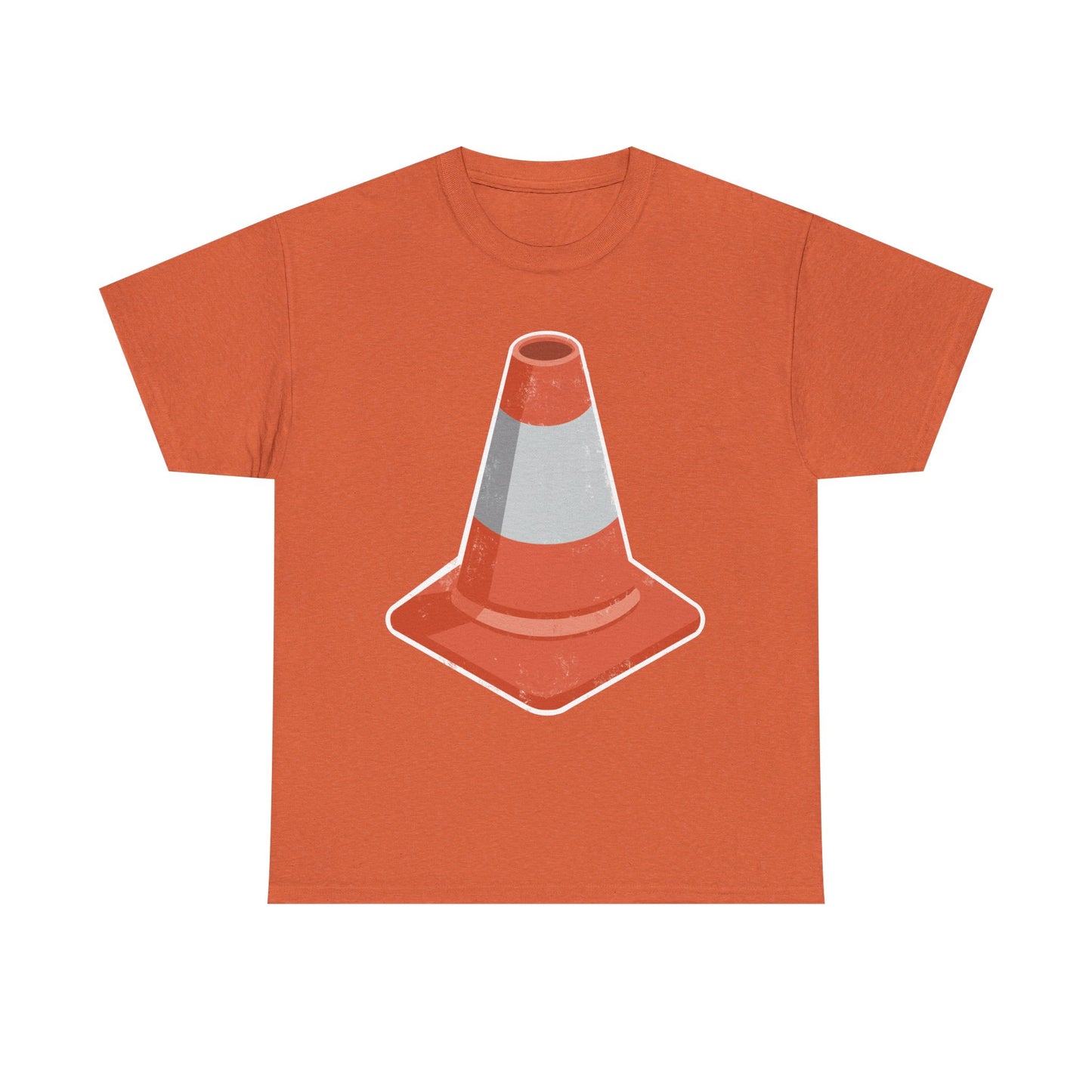 Traffic Cone Fancy Dress Costume T-Shirt for Darts Fans