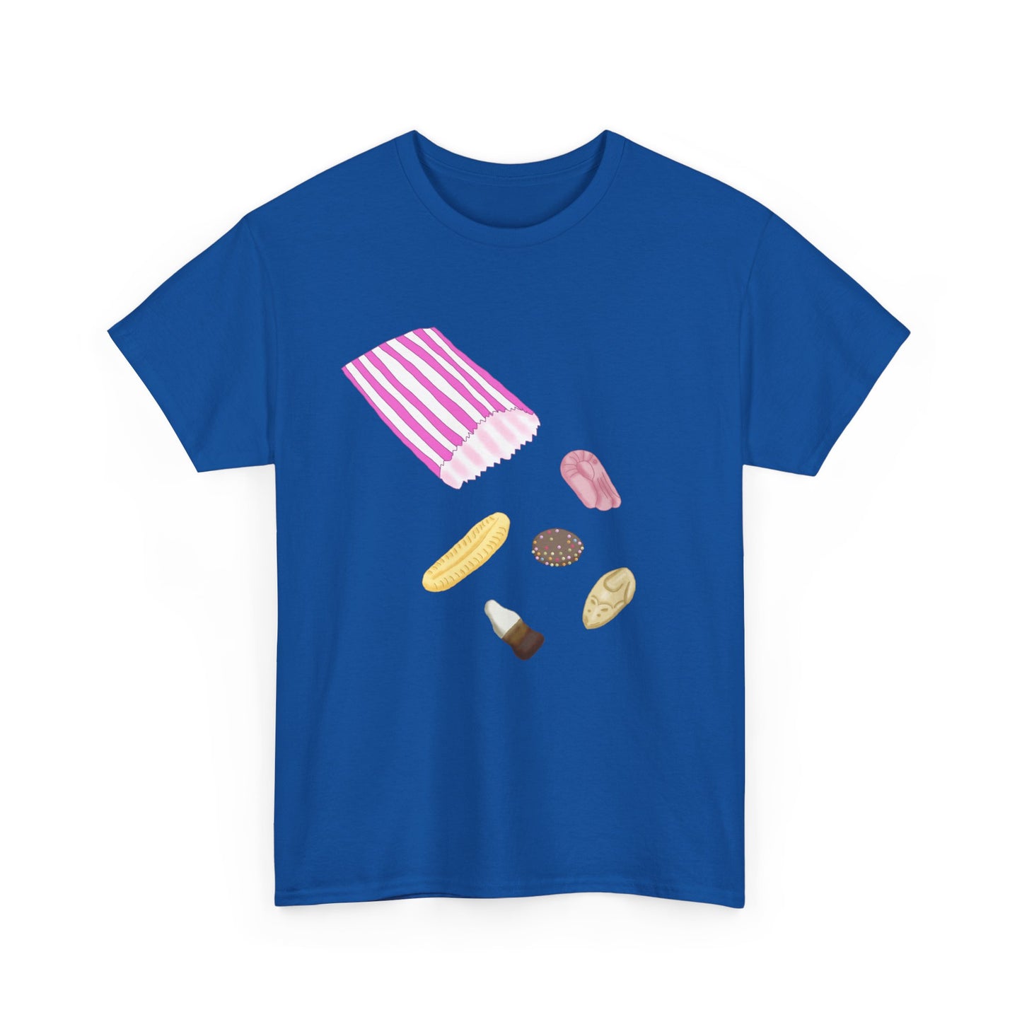 Nostalgic Penny Sweets Bag T-Shirt, Eighties Memories For Sugar Addicts