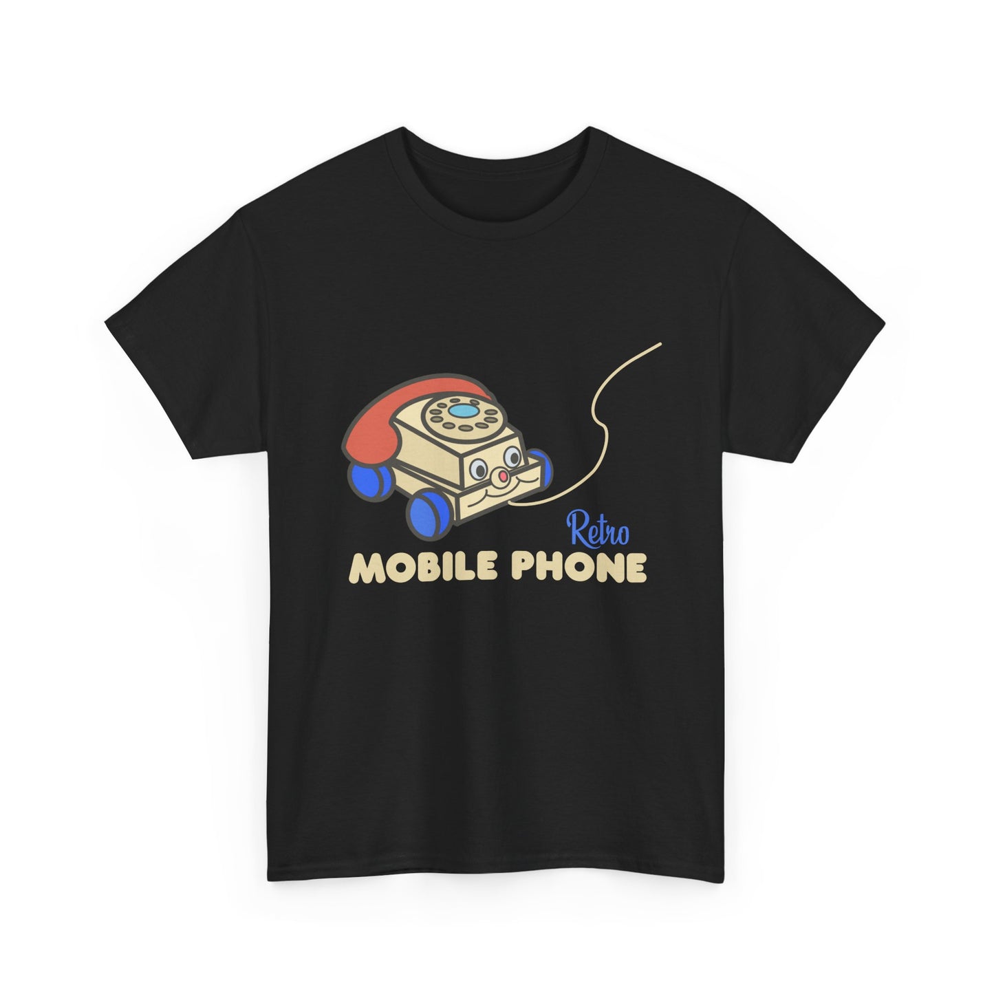 Retro Mobile Phone Unisex Tee - Nostalgic Vintage Style T-Shirt