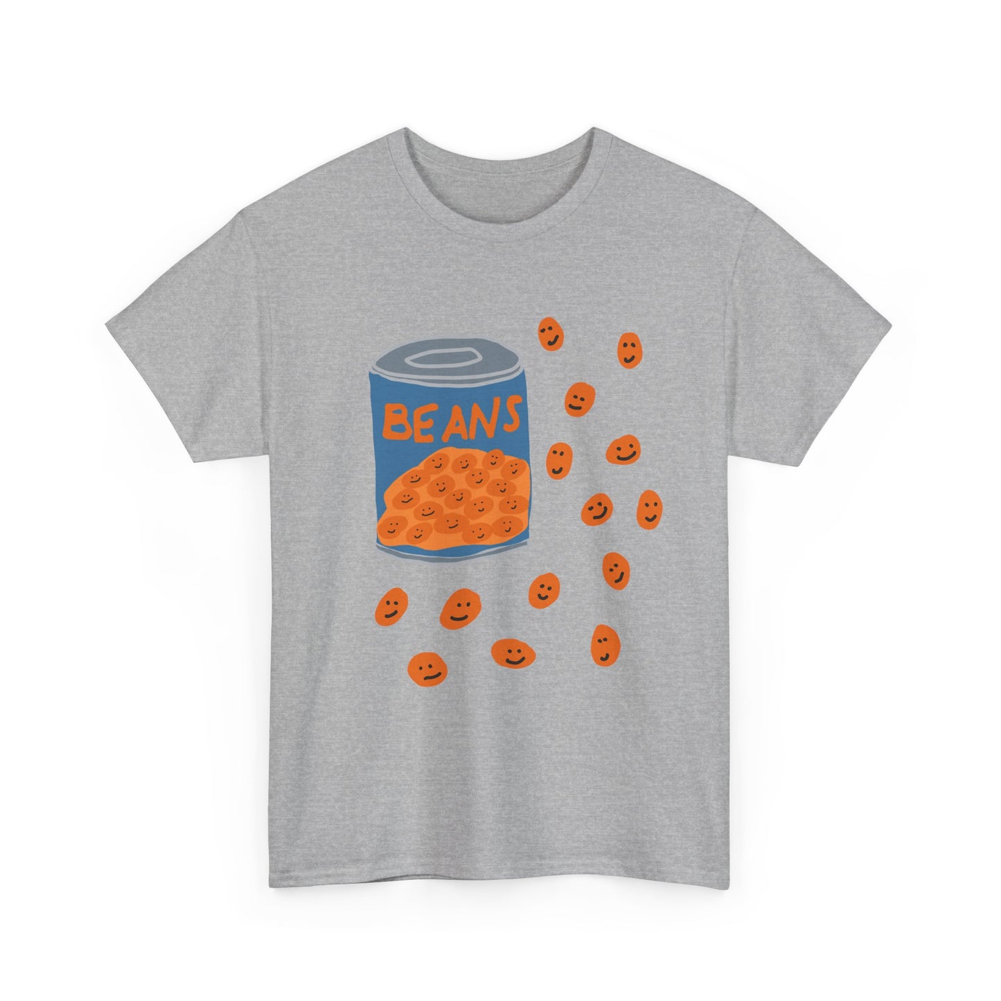 Happy Baked Beans Unisex T-Shirt, Quirky Food Lover Gift
