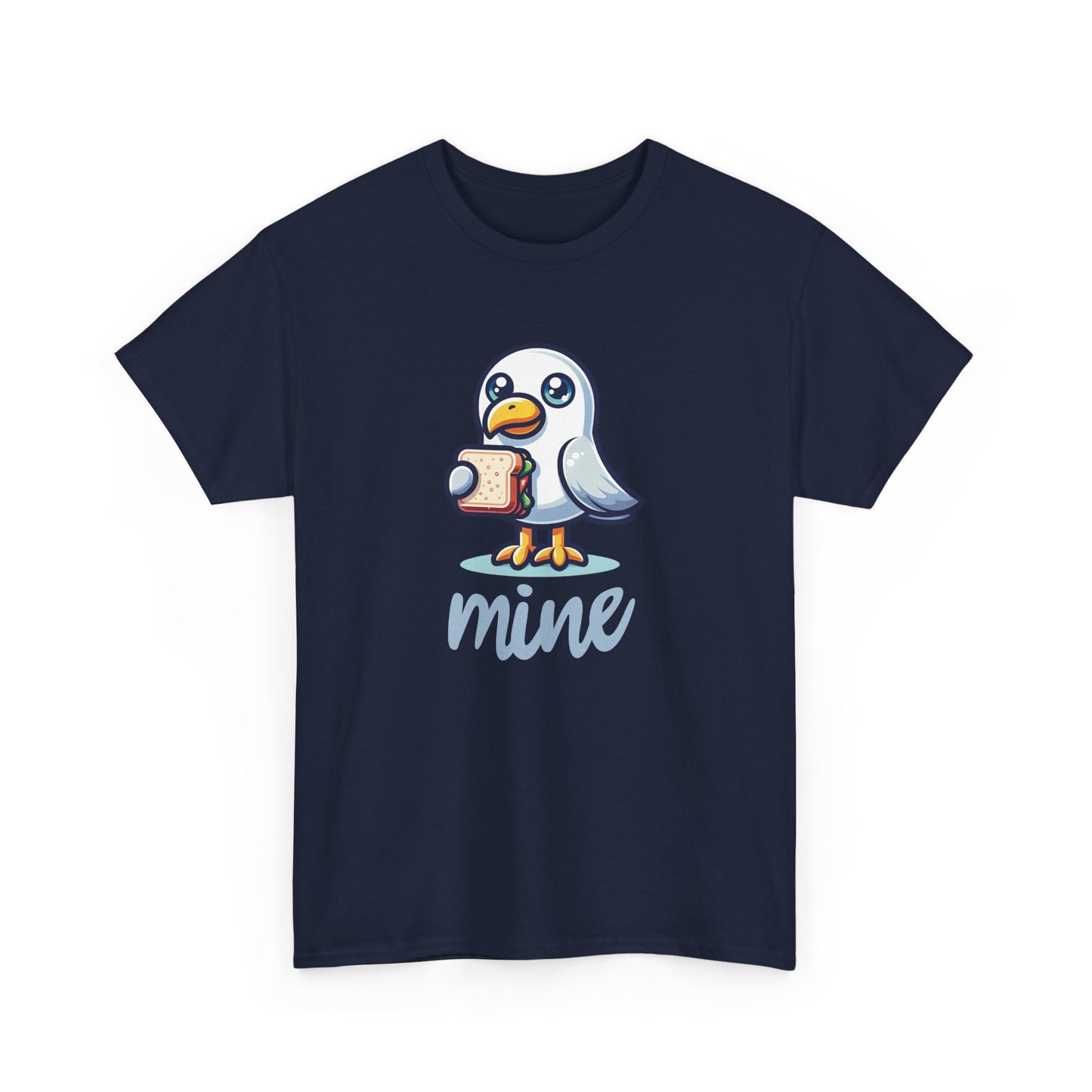 Stealing Seagull Unisex T-Shirt Cute Cartoon Bird
