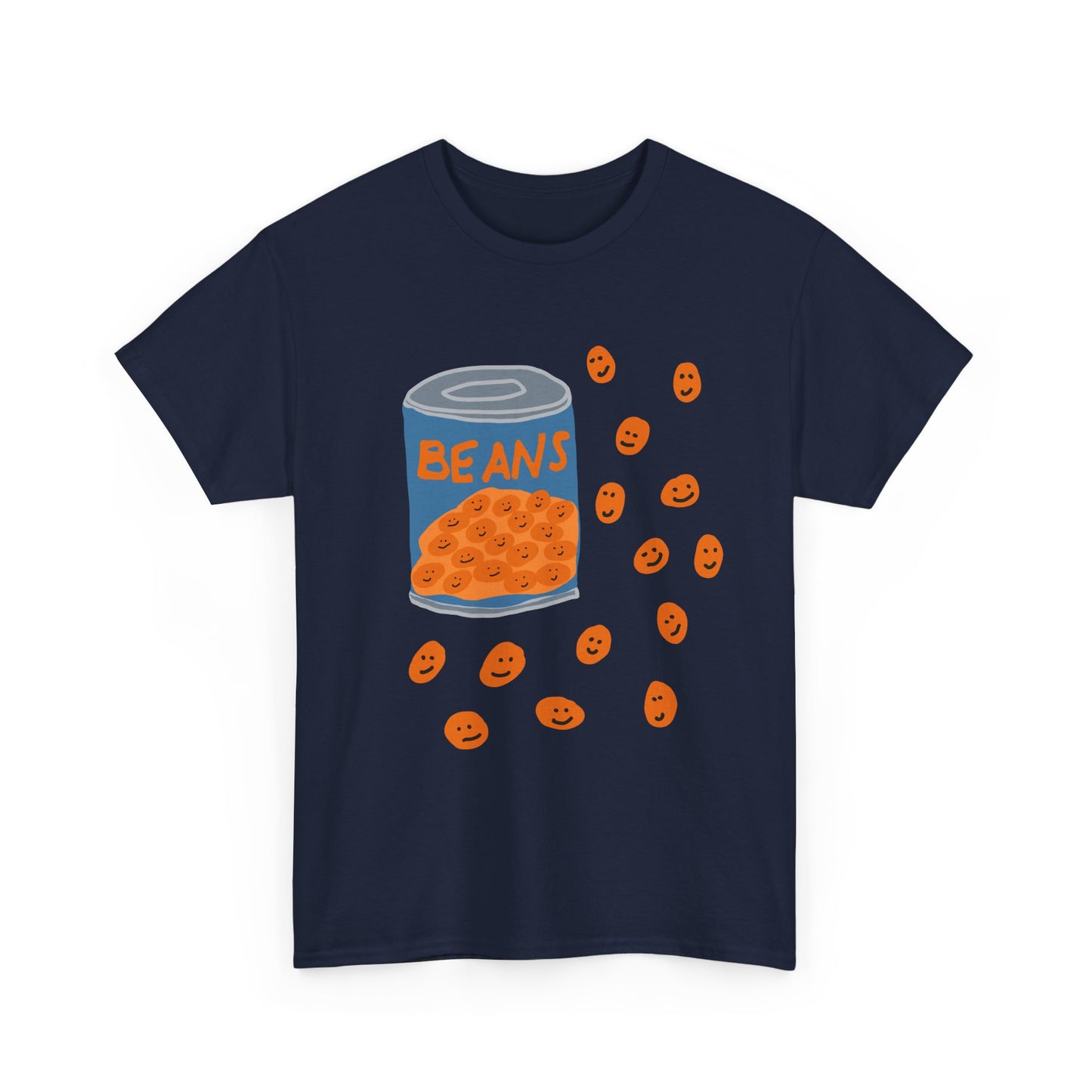 Happy Baked Beans Unisex T-Shirt, Quirky Food Lover Gift