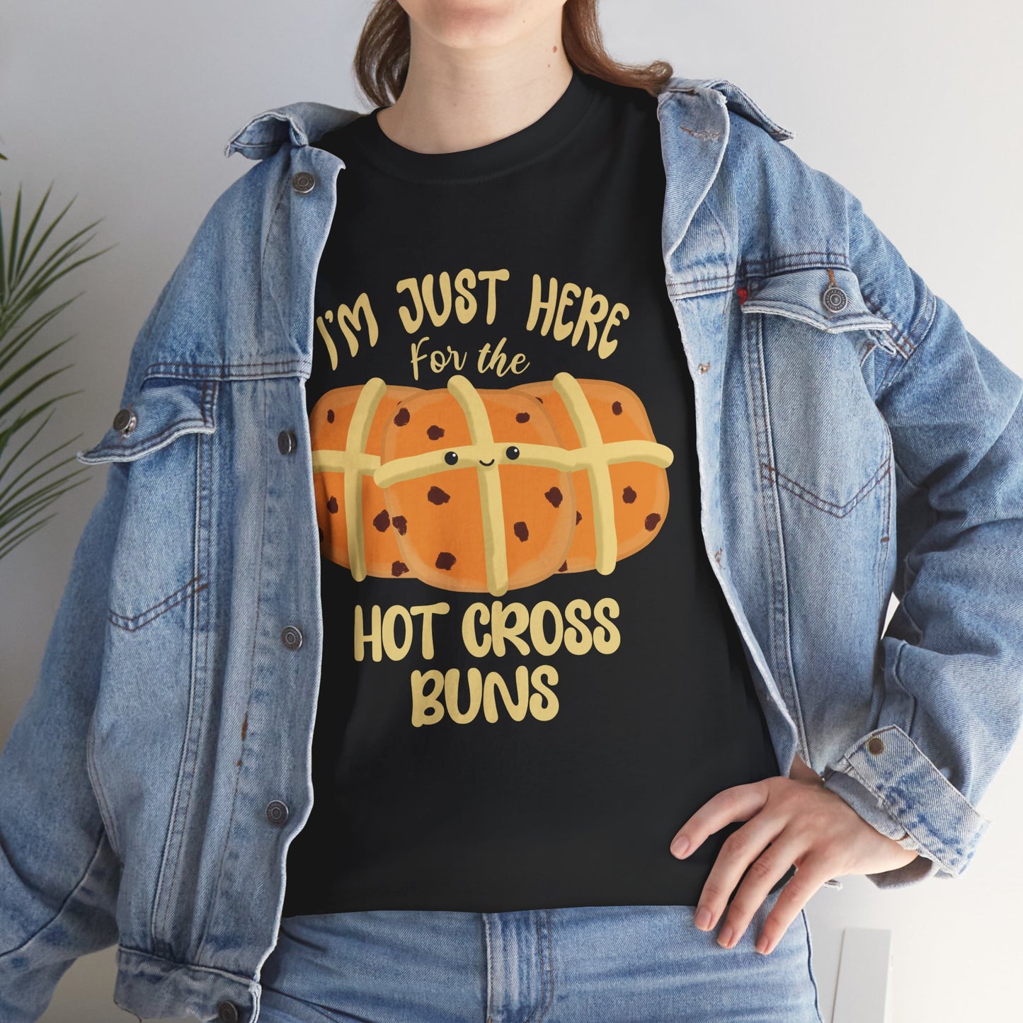 I'm Just Here for the Hot Cross Buns Unisex T-Shirt