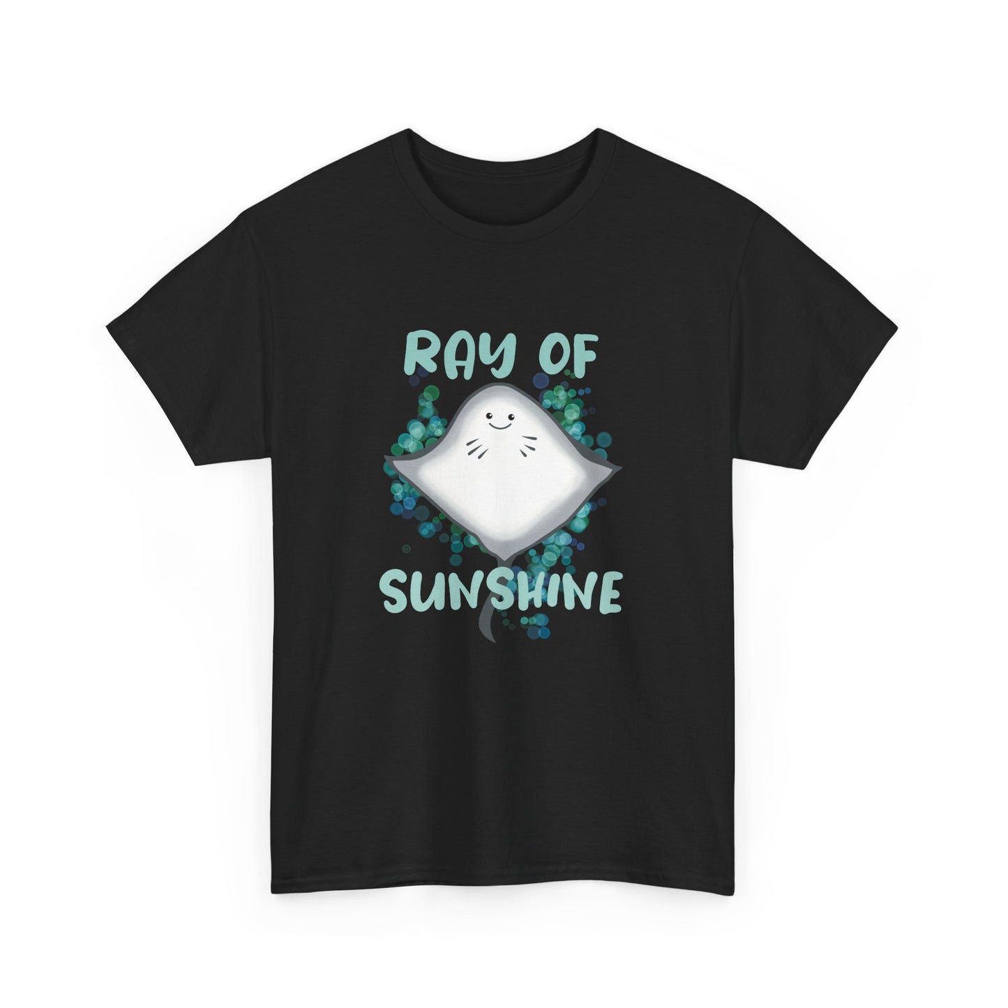 Ray of Sunshine Cute Stingray Unisex T-Shirt, Fun, Cheerful Marine Life Shirt