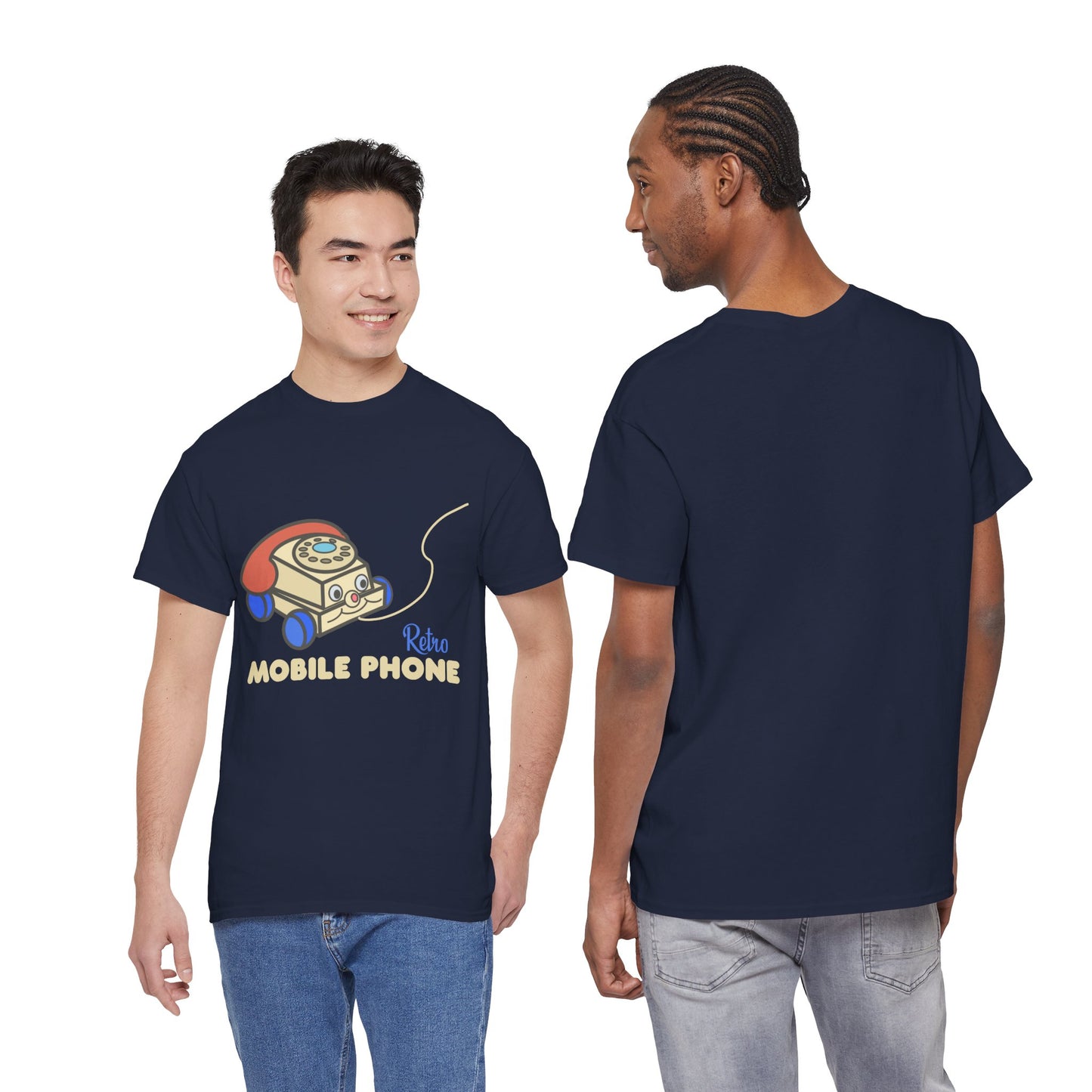 Retro Mobile Phone Unisex Tee - Nostalgic Vintage Style T-Shirt