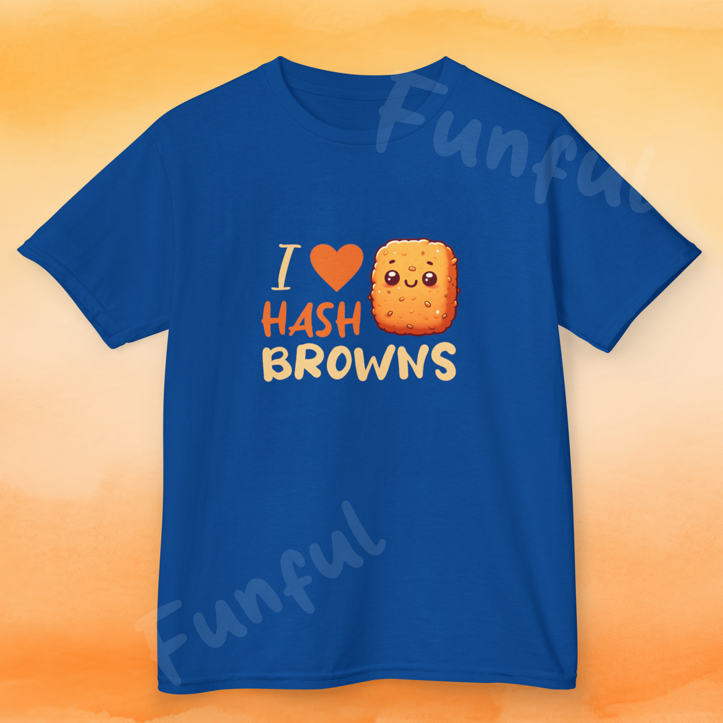 I Love Hash Browns Kids Fun Breakfast T-Shirt