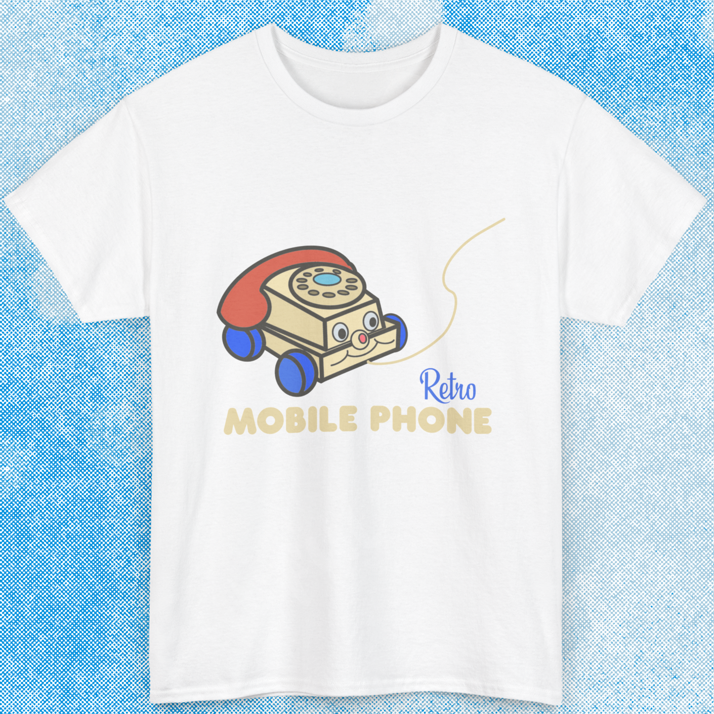 Retro Mobile Phone Unisex Tee - Nostalgic Vintage Style T-Shirt