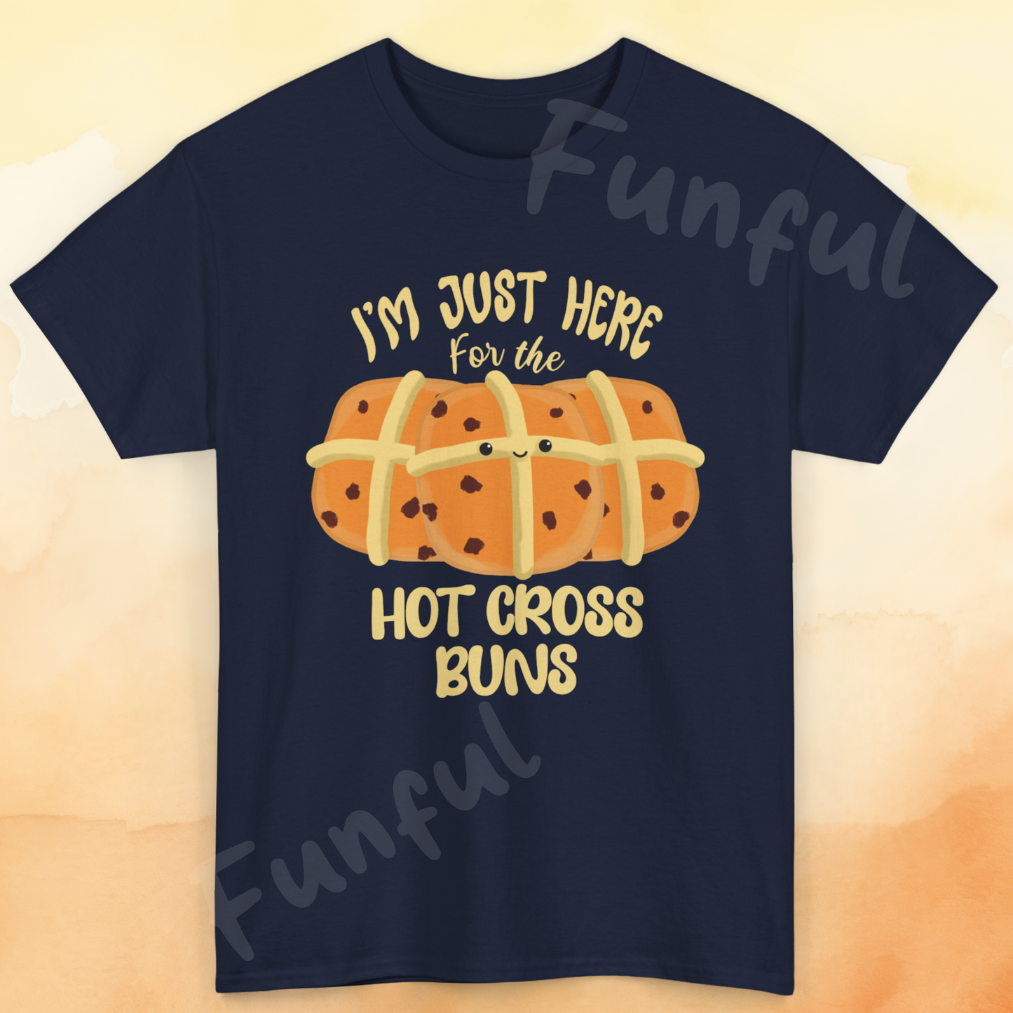 I'm Just Here for the Hot Cross Buns Unisex T-Shirt
