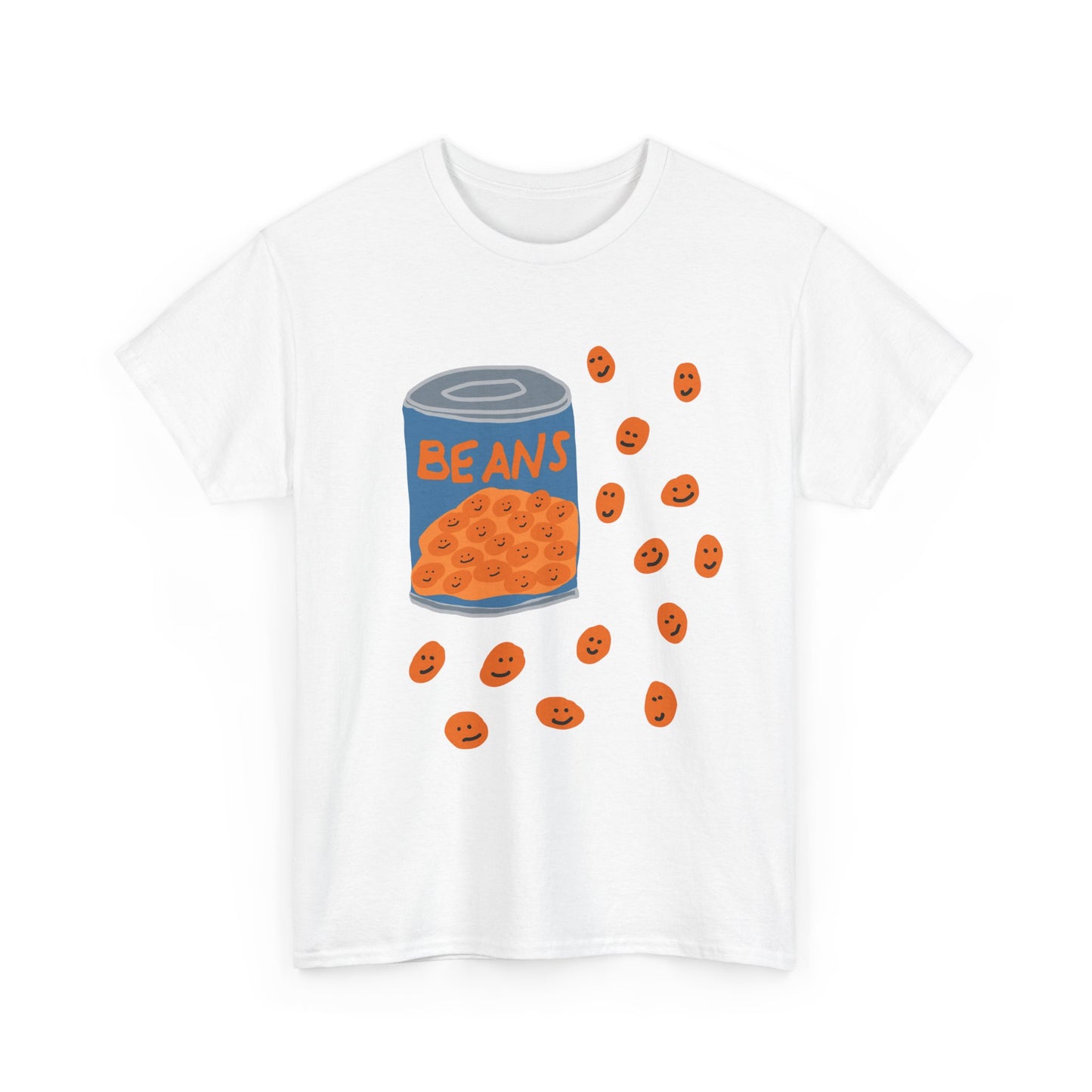 Happy Baked Beans Unisex T-Shirt, Quirky Food Lover Gift