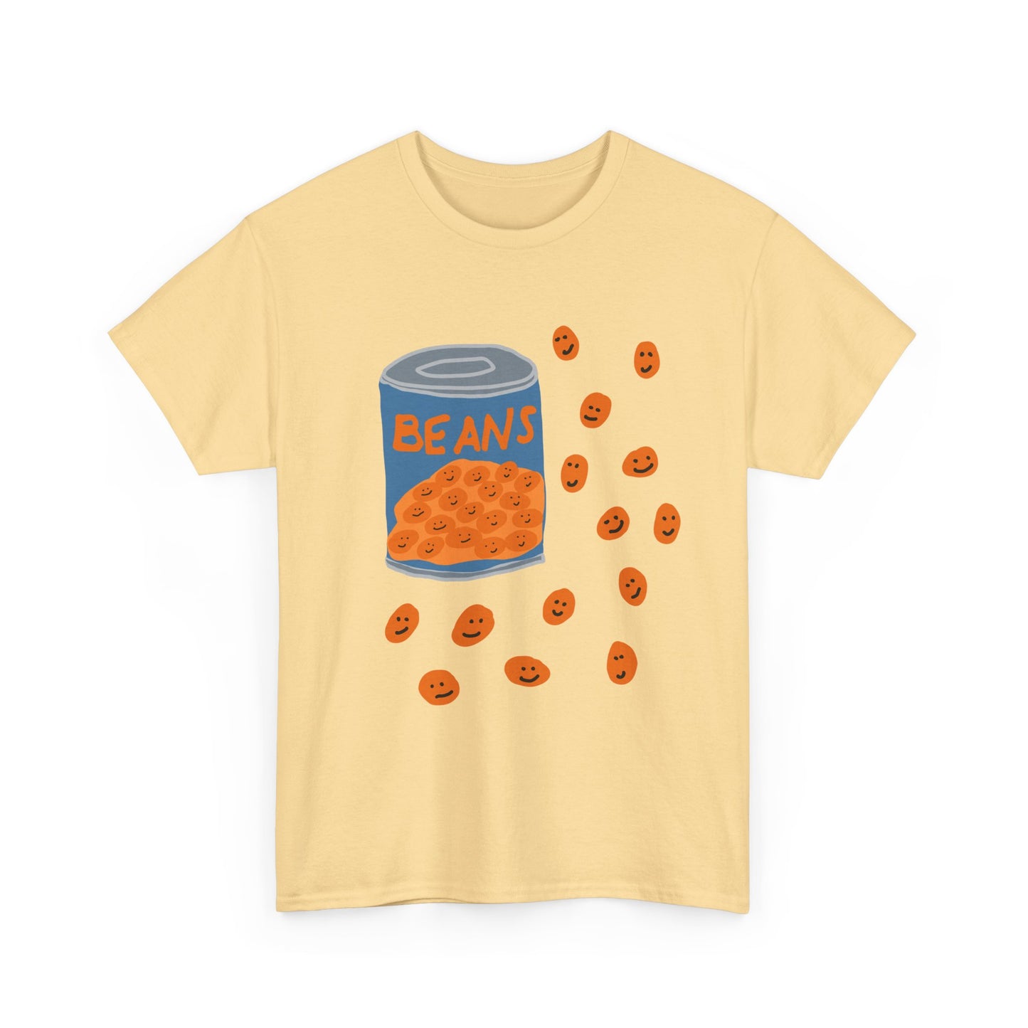 Happy Baked Beans Unisex T-Shirt, Quirky Food Lover Gift